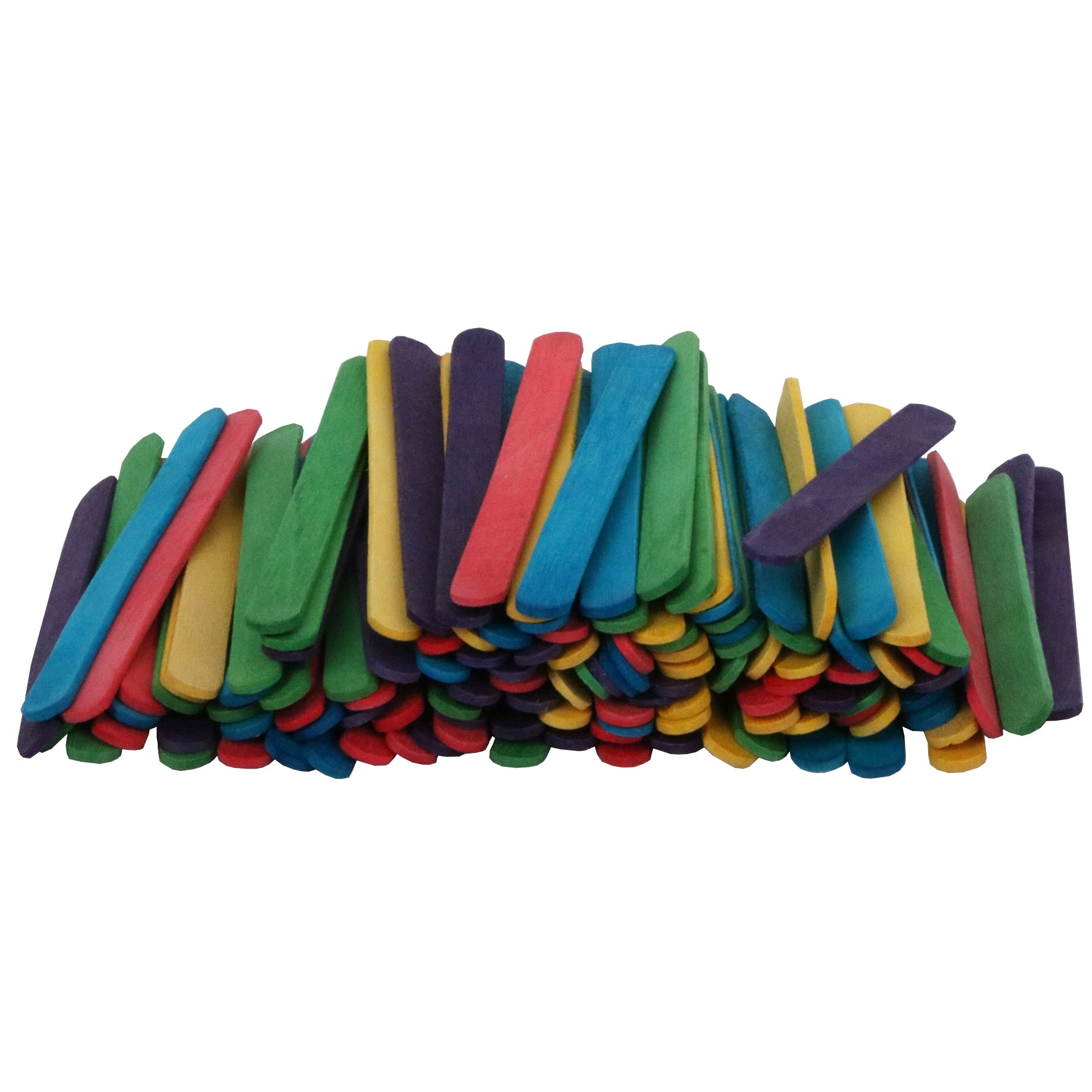 12 Packs: 125 ct. (1,500 total) Multicolor Wood Craft Sticks by Creatology