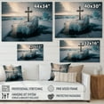 thumbnail image 4 of Designart Religious Cross In The Arctic Ocean II Canvas Wall Art, 4 of 5