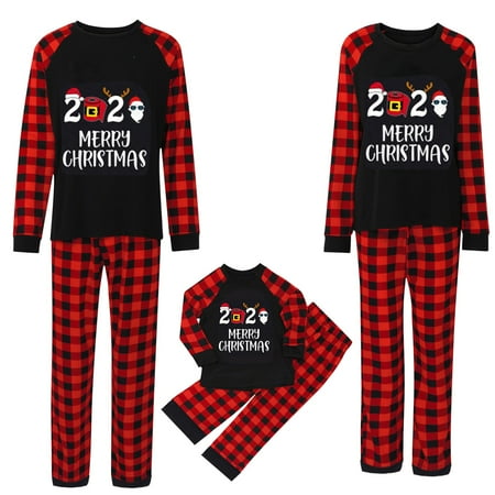 

REORIAFEE Christmas Pajamas Matching Sets Christmas Pajamas for Family Christmas Matching Jammies for Family Xmas Sleepwear Set Men XL