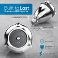 thumbnail image 5 of SparkPod High Pressure Shower Head, Rain, Massage & Pulsating Modes, Wall Mount Showerhead (Polished Chrome), 5 of 8