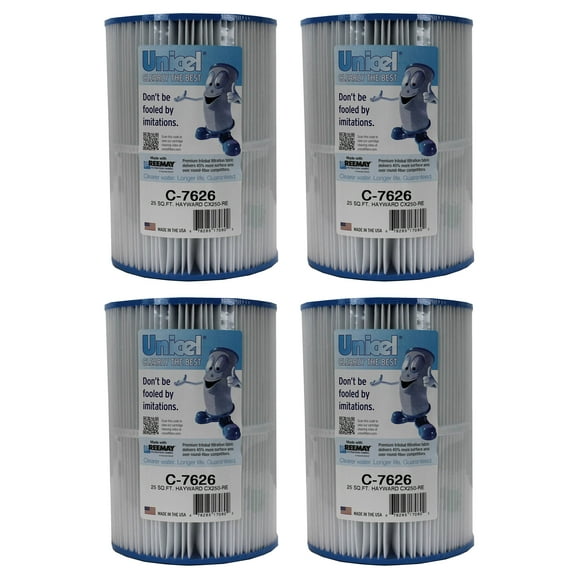 Unicel C-7626 Pool Replacement Cartridge Filters Hayward (4 Pack) CX250RE