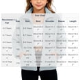 thumbnail image 2 of Girls Fleece Jacket with Pockets Casual Warm Full Zip Turtleneck Kids Winter Hoodless Jackets Gray 12, 2 of 8