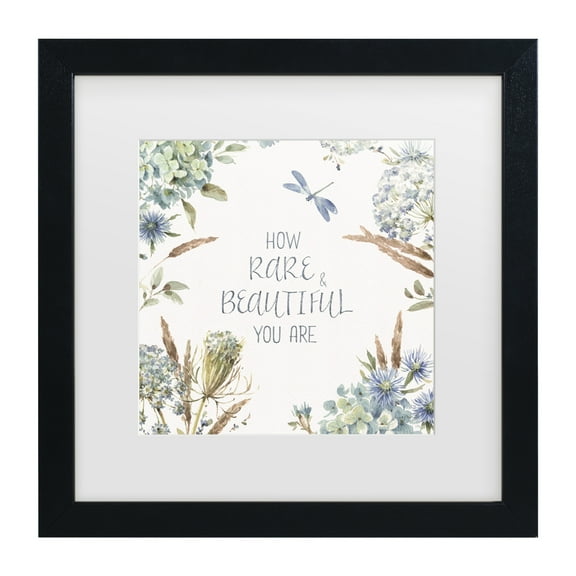 Lisa Audit 'Bohemian Blue 10' Matted Framed Art