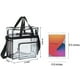 thumbnail image 3 of Material de PVC de gran capacidad bolsa de equipaje portátil de mano bolsa organizadora de viaje visible bolso transparente, 3 of 6