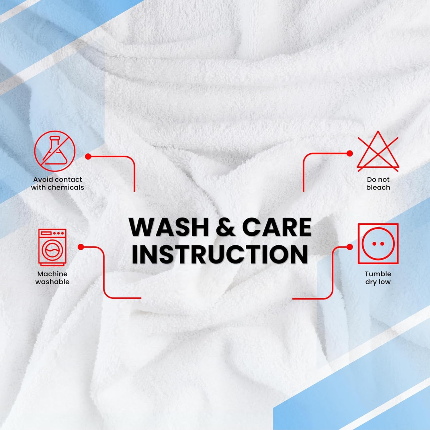 Infinitee Xclusives Premium White Bath Towel Set - [Pack of 8] - 2 Bath, 2 Hand & 4 Washcloths