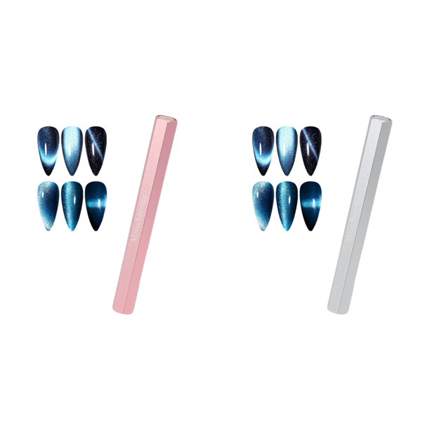 Cat Eye Nail Magnet Portátil Un Bolígrafo Magnético para Uñas () Rosa