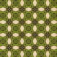 thumbnail image 1 of Ahgly Company Indoor Square Patterned Avocado Green Area Rugs, 7' Square, 1 of 1