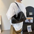 thumbnail image 2 of Bolso de moda para mujer, bolso grande para mujer, bolsos de mano, bolso de mano de PU, bolso de hombro (negro) Likrtyny Para Estrenar, 2 of 6