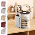 thumbnail image 1 of Extra Savings,Other,Powder Puff Organizer, Rotating Cushion Rack, Multi-Layer Makeup Brush and Lipstick Storage Dresser, | Plastic, Wh-929 MIANHT, 1 of 9