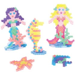 Bulk Buy: Perler Beads 3Pack Fun Fusion Fuse Bead Activity Kit Mermaid P62943  Walmart.com