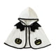 thumbnail image 2 of Capa con capucha de calabaza para niños, poncho, disfraz de Halloween, ropa, bata Blanco, 2 of 9