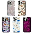 thumbnail image 7 of Anniamy Magnetic for iPhone 16 Pro Case, [Compatible with MagSafe] Cute Art Butterfly Design Phone Case with Screen Protector Hard PC+Soft TPU Bumper Protective Cover for Women, 7 of 7