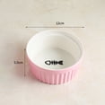 thumbnail image 3 of Comederos para perros y gatos bonitos Cuencos elevados de cerámica doble para gatos Cuencos para beber para mascotas Platos para agua y comida Prevenir la espondilosis cervical, 3 of 5
