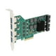 thumbnail image 1 of Tarjeta de Expansión PCIE a USB 3.0 ANGGREK Resistencia a Altas Temperaturas 4 Canales 5 Gbps, 1 of 8