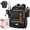 A: Black, variant on Bait Boss Fishing Tackle Backpack With Rod Holders-4 Boxes-rain Cover 45/43l Large Storage For Gear