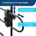 thumbnail image 4 of PetSafe Happy Ride Metal Dog Barrier, Adjustable, Simple Setup, Sturdy and Secure, Black, 4 of 7