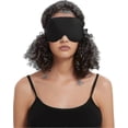 thumbnail image 4 of Alaska Bear Sleep Mask Silk Cool - No Pressure Eye Donuts Contour - Handmade, Upgrade Over Conventional "flat" Masks (black, Gift Ready Packaging)-xin, 4 of 5