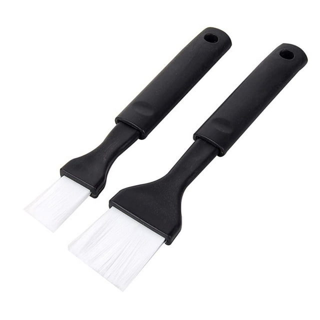 Pinceles para untar, pincel para condimentar, para barbacoa, mantequilla, parrilla, salsa de barbacoa, adobo, cocina, cepillos para cocinar alimentos - Paquete de 2