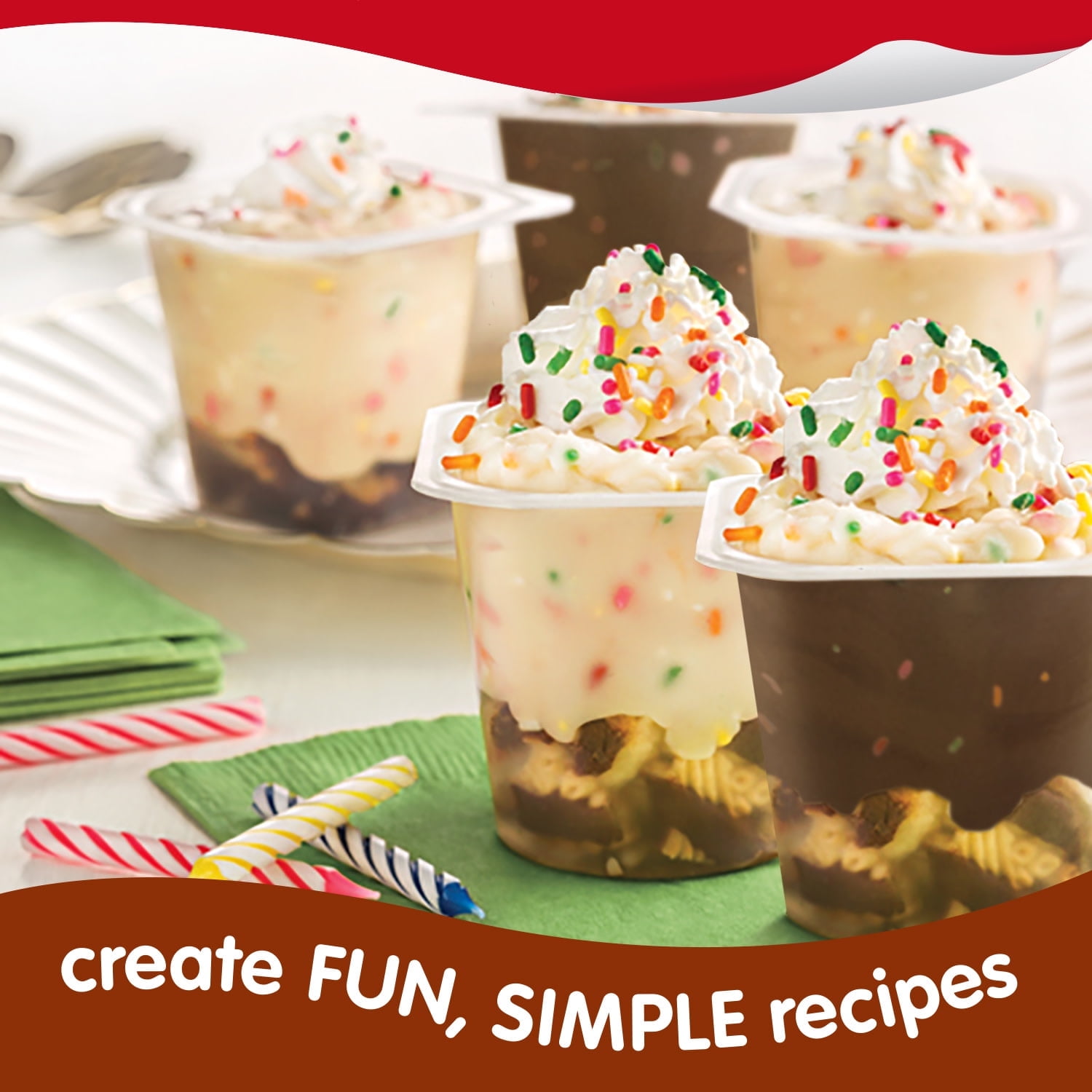 (4 pack) Snack Pack Chocolate Pudding and Vanilla Pudding, 3.25 oz Pudding Cups, 12 Count Family Pack