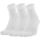 thumbnail image 2 of Calcetines Under Armour Training Cotton Quarter White (3 pares), 2 of 6