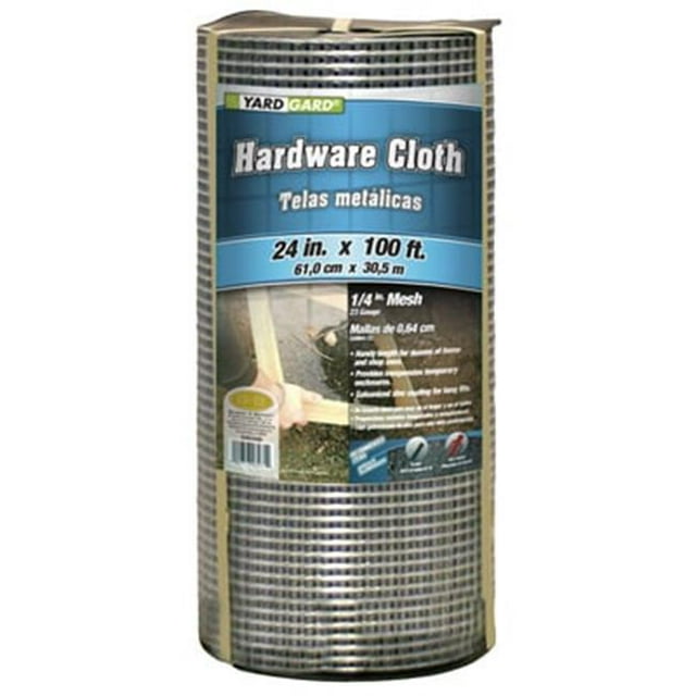 Midwest Air 308245B 24 in. x 100 ft. 0.25 in. Mesh Galvanized Hardware Cloth