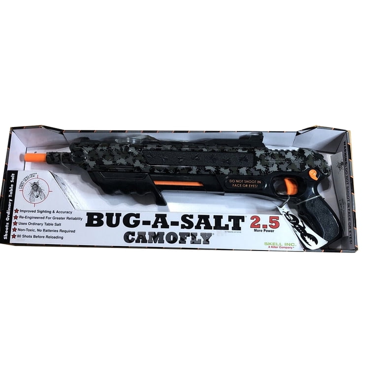 Bug-A-SALT Skell Inc. Fire Your Fly Swatter Salt Gun, 2.5 More