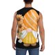 thumbnail image 4 of Fotbe Sunflower Gnomes 2 Men's Camiseta sin Mangas Estampada para Hombres, Playera Casual para Gimnasio, Entrenamiento, Playa-Large, 4 of 7