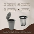 thumbnail image 3 of 2PCS Reusable Filter Cup for Cuisinart Coffee Maker Filter, Replacement Parts for Cuisinart SS-RFC Home Barista Single Serve Coffee Maker, 3 of 8