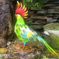 thumbnail image 2 of HWRETIE Solar Metal Garden Statue Led Light Outdoor Yard Decor Pathway Stake Lamp Decorative Garden Sculpture Waterproof Solar Powered Lawn Accent Light, 2 of 7