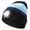 Black/Blue stripes, variant on Hat with Light, Warm Winter Flashlight Cap with USB Rechargeable, Headlamp Beanie Unisex Gift for Men Women (Dark Army Green)