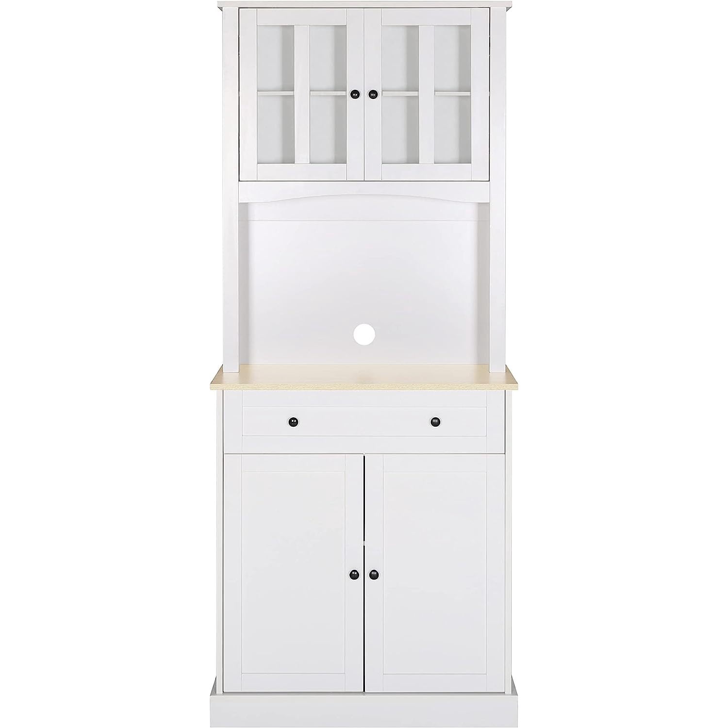 HElectQRIN 72" Kitchen Buffet Hutch Storage Freestanding
