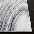 thumbnail image 4 of SAFAVIEH Amelia Aurora Abstract Area Rug, Light Gray/Ivory, 5'5" x 7'7", 4 of 12