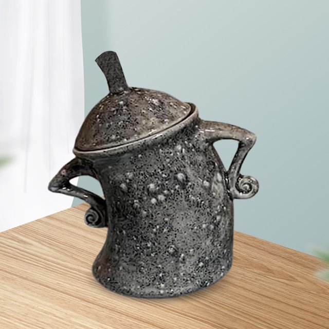 Bote con actitud, tarro de galletas de caramelo, bote de resina, decoración creativa para el hogar