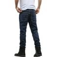 thumbnail image 5 of Ma Croix Mens Skinny Fit Stretch Jeans Distressed Ripped Denim Pants, 5 of 5