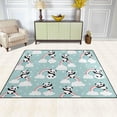 thumbnail image 3 of SKYSONIC Happy Cute Panda Area Rug 80"x58" Pet & Child Friendly Carpet ,Indoor Outdoor Soft Rug Washable Non Slip Comfortable Area Rug, 3 of 6