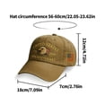 thumbnail image 5 of Giaone Marine Corps 250th Anniversary Baseball Cap, Embroidered Design with and Adjustable Strap for Daily Wear, 5 of 9
