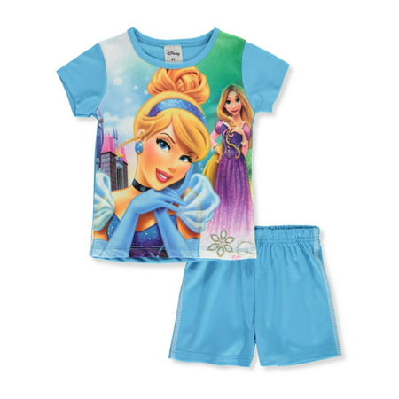 Disney Princess Girls' 2-Piece Shorts Set Outfit