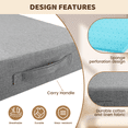 thumbnail image 6 of AMTPM Seat Cushion, Double Layer Gel Memory Foam Chair Cushion, Orthopedic Seat Cushion for Pressure Relief, Washable Cover for Office Chair, Recliner, Car, 6 of 8