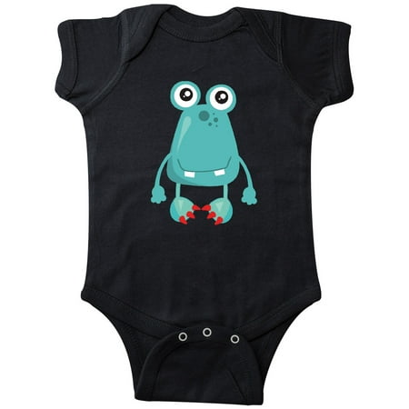 

Inktastic Cute Monster Smiling Monster Blue Monster Gift Baby Boy or Baby Girl Bodysuit