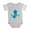Heather Gray, variant on CafePress - 3 New Jersey - Cute Infant Baby Football Bodysuit
