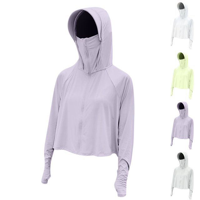 Tops de trabajo para mujer,Camiseta de verano con capucha para mujer, camisa informal de manga larga, jersey liso y cómodo, para uso doméstico y casual, sopatenor