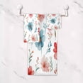 thumbnail image 5 of 3 Piece Bath Towels Set Bath Towel, Hand Towel and Face Towel for Bathroom, Gym, Hotel Pastel Watercolor Floral Pattern, 5 of 8