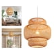 thumbnail image 4 of Accesorios de Iluminación de Bambú Hechos Lámpara Colgante Luz de tejado de Pantalla para Vivir, 4 of 9