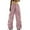 501_Pink, variant on Jxximdong Cargo Pants for Women, Women Elastic High Waist Cargo Pants Multiple Pockets Jogger Y2K Pant, Black Womens Casual Trousers