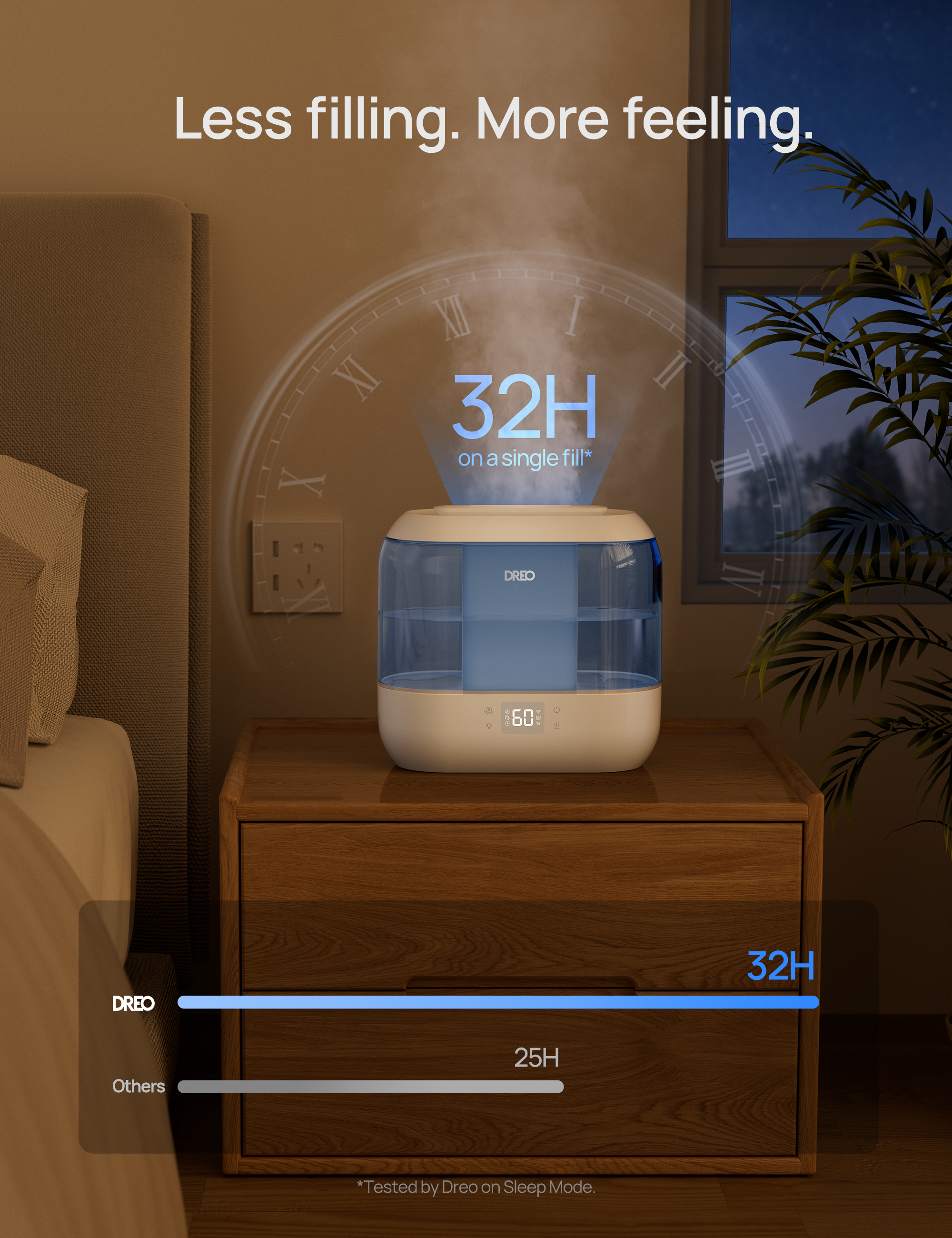 DREO Smart 4L Cool Mist Humidifier With Nightlight photo 7