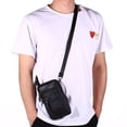 thumbnail image 2 of Bolso diagonal para hombre, bolso de hombro de piel de vaca fina, bolso de cintura retro para teléfono móvil, 2 of 6