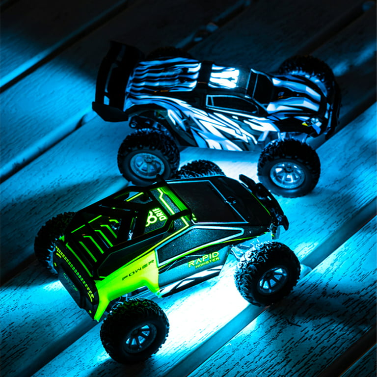 S658 RC Cars Mini Remote Control Car for Kids 2.4GHz 1:32 RC Car with LED  Light 20KM/H High Speed Racing Car with 3 Battery 