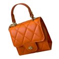 thumbnail image 3 of Bolso de mano Ticfox Correa de cadena PU Naranja Tamaño libre, 3 of 12