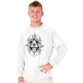 thumbnail image 5 of Triangle Eye Wheel Symbolic Spirit Long Sleeve TShirt Men Women Brisco Brands M, 5 of 6