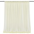 thumbnail image 1 of Cortina de fondo beige de 1,5 x 2,5 m, hilo duradero, ideal para bodas, fiestas y fotos., 1 of 14